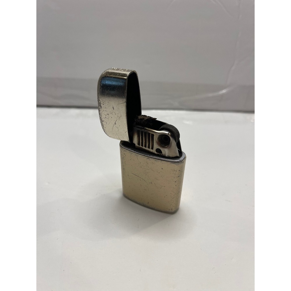 Vintage Ronson Typhoon Lighter British Empire Made Hong Kong Heavy Weathered
